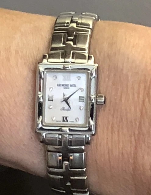 Raymond Weil Parsifal Diamond And Mother Of Pearl Face Ladies Watch Raymond Weil Parsifal Diamond And Mother Of Pearl Face Ladies Watch