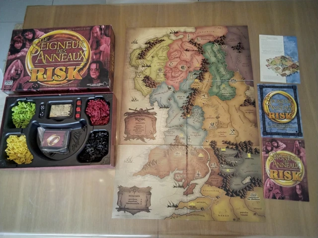 Risk Le Seigneur Des Anneaux - Extension Gondor Et Mordor Incluses, Hasbro