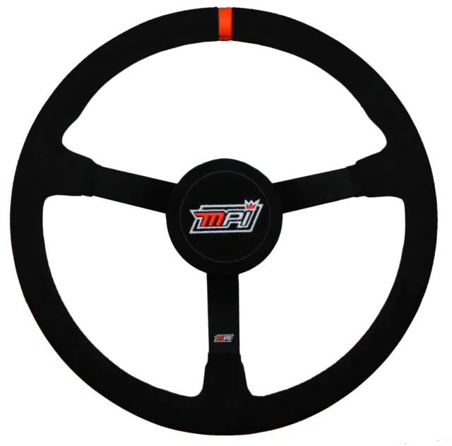 Max Papis MPI-MP-14-OE Steel Frame 14” Dished Stock Car Steering Wheel