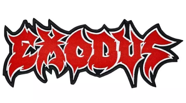 Exodus Embroidered Sew-on Back Patch | American Thrash Metal Music Band Logo