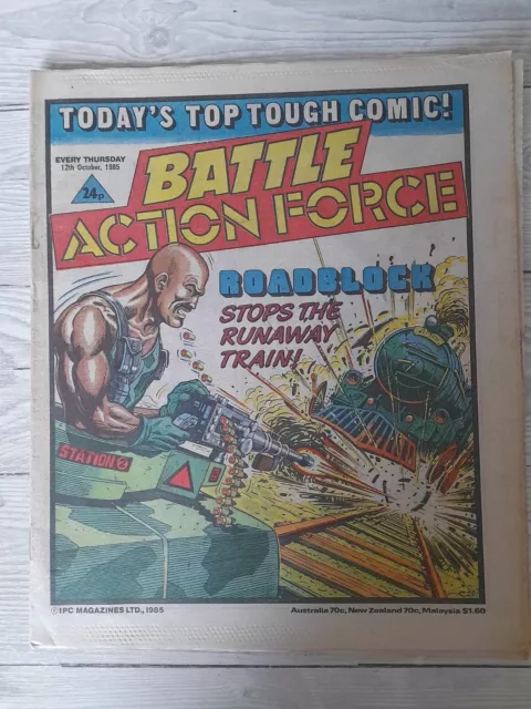 BATTLE ACTION FORCE Comic - 12th October 1985 - Johnny Red etc. FREE P+P