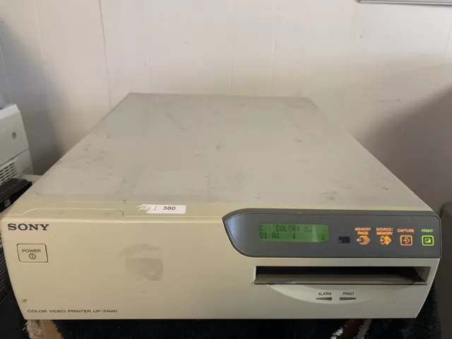 Sony Up-51md Color A5 Analog Video Printer  w/ Power cord #380