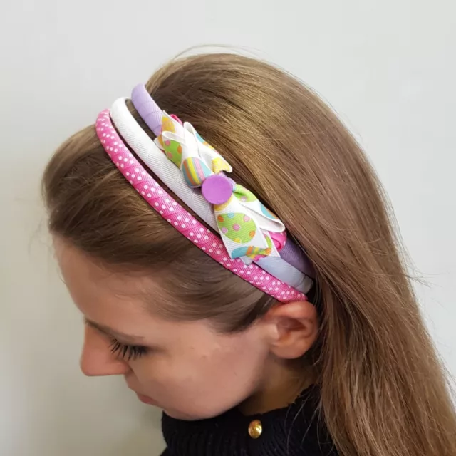 Nuevo Diadema de Pascua con lazo para mujer y niña de Claire's, 3 piezas,...