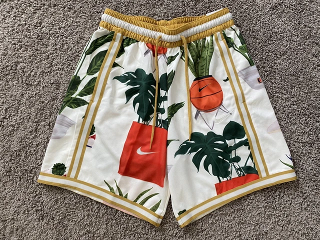 Nike DNA + Court  Phantom Basketball Shorts Mens Size M DV9615-030 NWT Plants