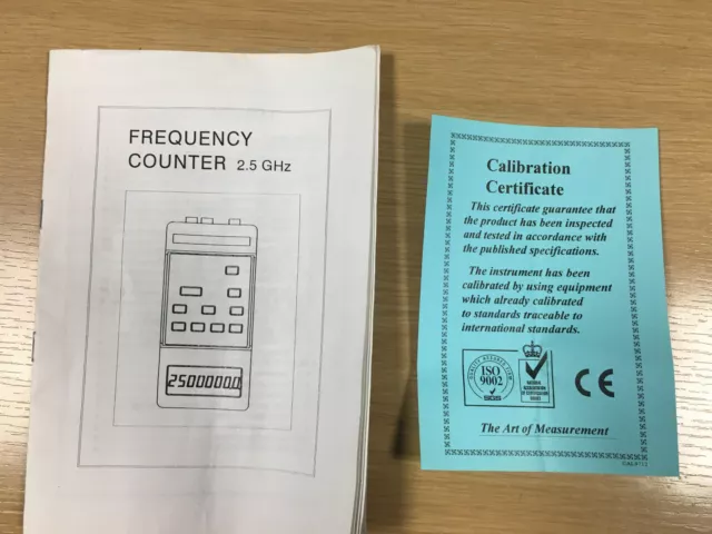 FC-2500A Frequency COUNTER(2500/100/10MHZ)2.5GHZ Lutron Meter Tester Measurem oe 3