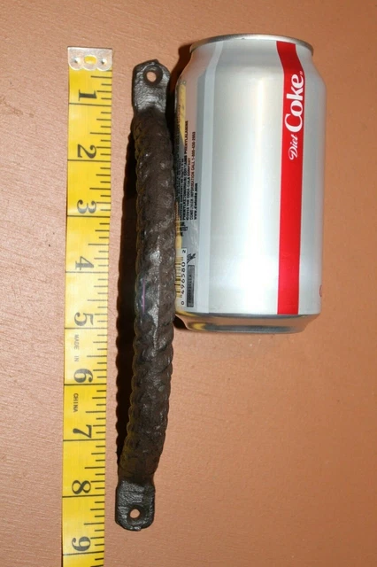 Large Rustic Door Pull, Cast Iron - 8 1/2",  Roper, HW-102