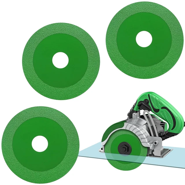 3Pcs Disco Da Taglio per Vetro Glass Cutting Disc Lama per Sega Sottile, Disco D