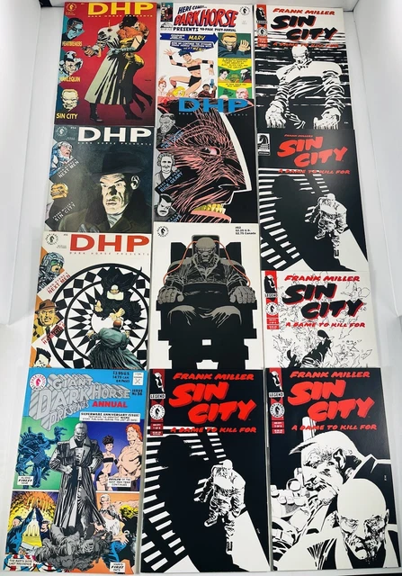 Lot Of 36 Sin City Hell & Back #1-9 +3 Mini Series + Dhp 51-62 Run Frank Miller