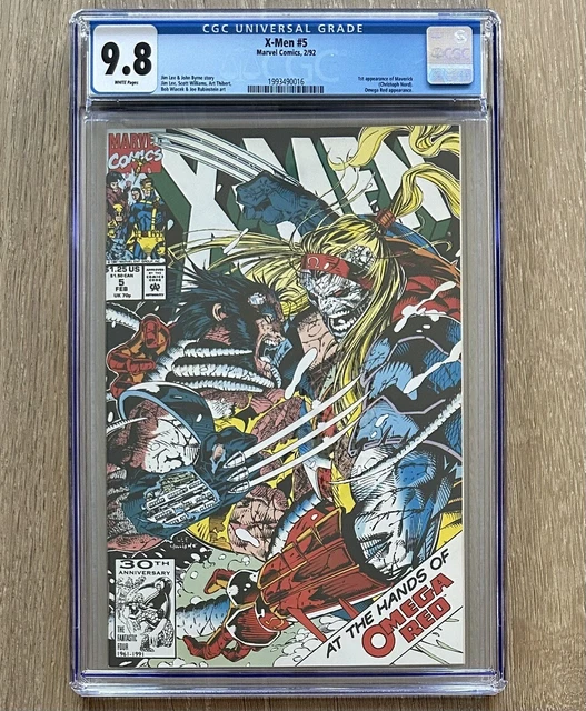 X-Men #5 Mt 9.8 Cgc White Pages Lee Story And Art Cover 1St App. Of Maverick