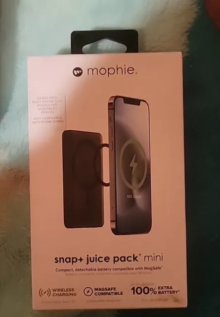 Mophie Snap+ Juice Pack Mini, BLACK.