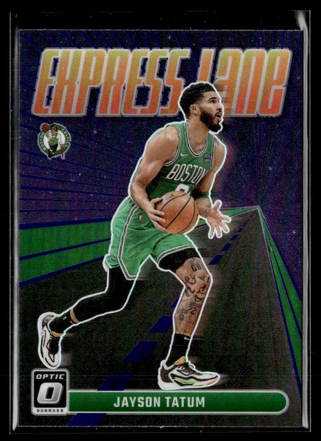 Carte Basket Donruss Optic 2023 Jayson Tatum #3 /149 - PSA 10 - Vert Citron