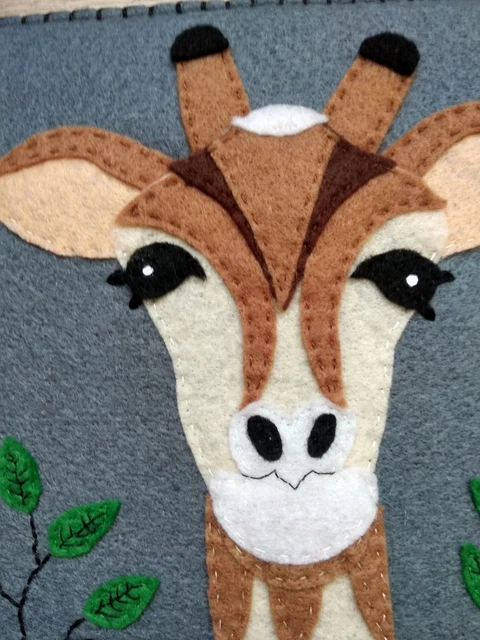 Tableau En Feutrine 105x75 Cm Animaux De La Ferme - Jouet Éducatif Enfant 3 Ans+