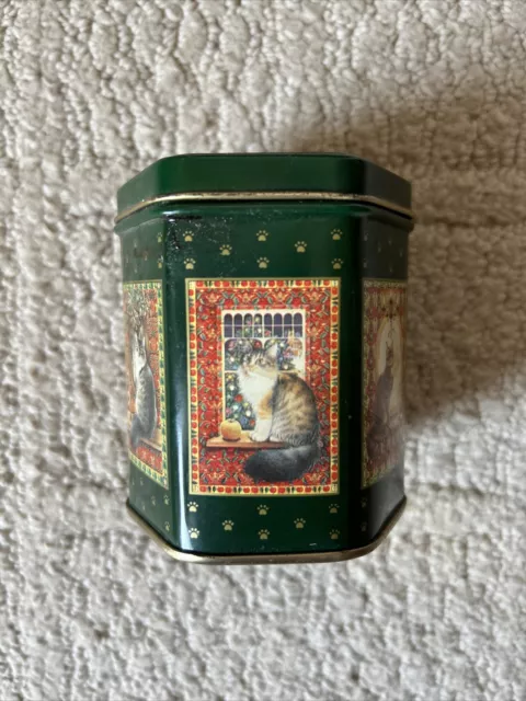 Enesco Ivory Cats Tin by Lesley Anne Hong Kong 1990