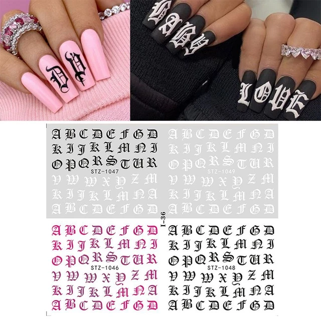 Neige Manucure DIY Noir Blanc Dentelle Nails Stickers Design de Noël
