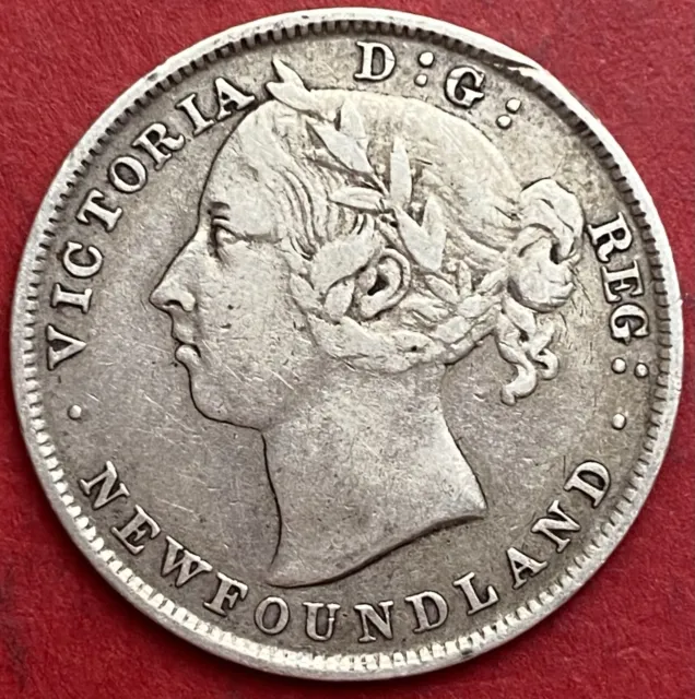 1900 Newfoundland 20 Cents - F/VF - Lot#7128
