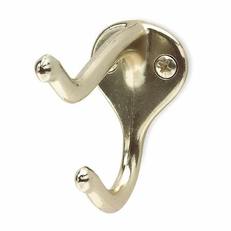 Zoro Select 4Jg63 Hook,Coat/Hat,Brass