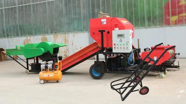 Silage Baling And Wrapping Machineine 3000KG/H Silage Baler Automatic Silage Baling And Wrapping Machineine 3000KG/H Silage Baler Automatic