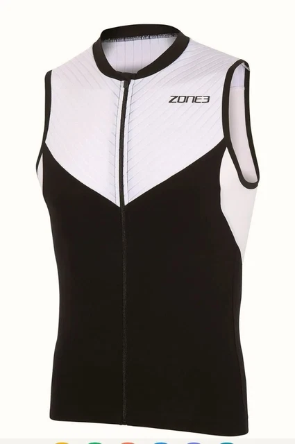 New/tags Zone3 Lava long distance tri top. Small.  BLACK/WHITE. RRP £89 photo