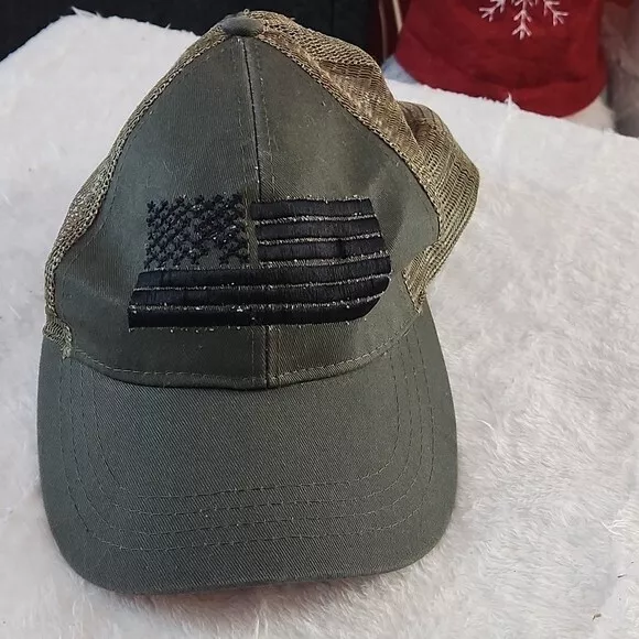 USA AMERICAN FLAG Patch Cap Army Military Trucker🚛 $14.97 - PicClick