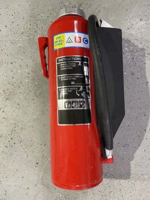 Ansul Cart Operated Fire Extinguisher 20Lb ABC or BC Powder with New Hydro Test