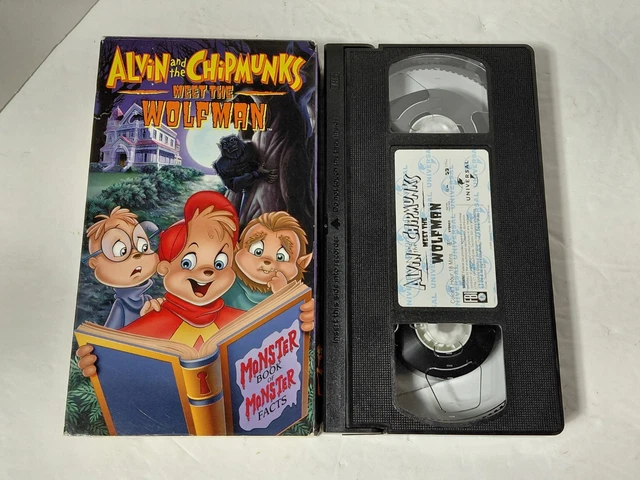 ALVIN AND THE Chipmunks Meet the Wolfman VHS 2000 Slipcover - Tested £ ...