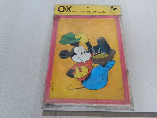 Quadretto Vintage Topolino Mouse Walt Disney Vintage Originale Colx Firenze