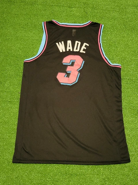 Dwyane Wade Miami Heat Vice Nights Black Swingman Jersey