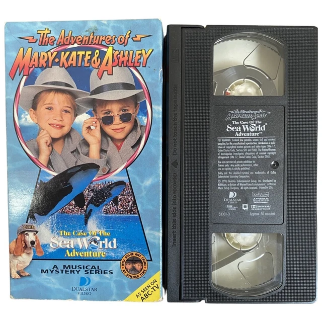 THE ADVENTURES OF Mary Kate Ashley VHS The Case Of The Sea World 