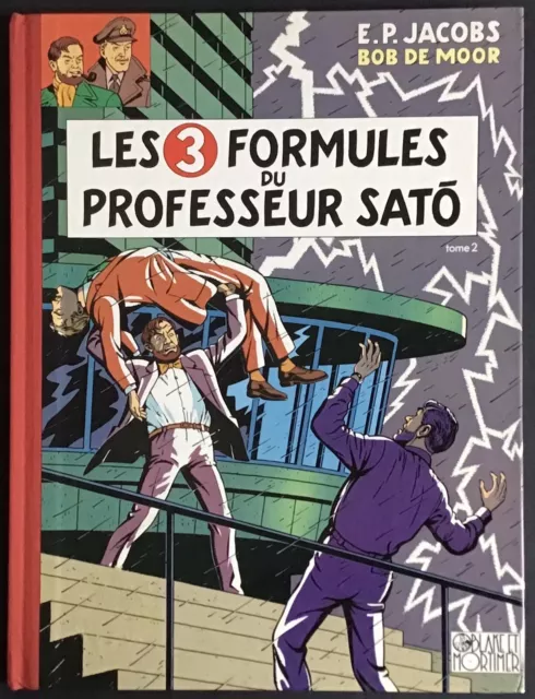 BLAKE ET MORTIMER Les 3 formules du Pr. Sato 2 Éd. dos toilé 1991 Très bon état