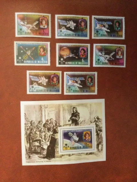 Stamps, Maldives,SC#480-488,MNH