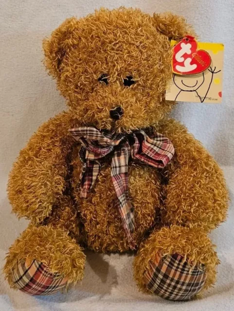 TY CLASSIC WENTWORTH TEDDY BEANIE BEAR 12" Plush Soft Toy 2005 RETIRED