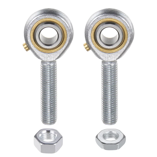 POSB5 5/16" Male Rod End Set - 2pcs of 5/16-24 Left & Right Thread with Jam Nut