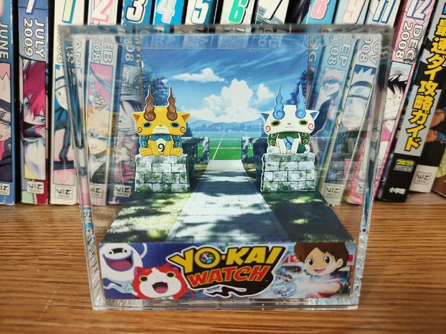 Yo Kai Watch Komasan Handmade Diorama - Gameboy / Retro Gaming Cube - Fanart