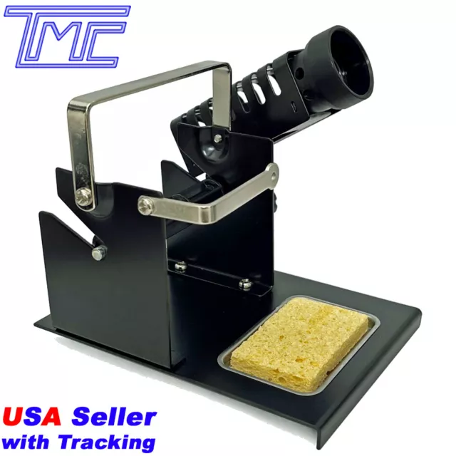 Soldering Iron Stand Holder Station & Solder Wire Spool Dispenser Reel, TMC