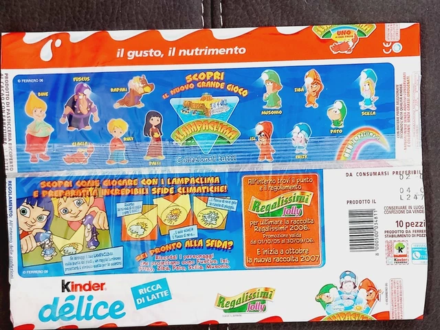 KINDER FERRERO BRIOSS SORPRESINE SERIE COMPLETA MONSTER ALLERGY 12x FIGURE RAR e KINDER FERRERO BRIOSS SORPRESINE SERIE COMPLETA MONSTER ALLERGY 12x FIGURE RAR e