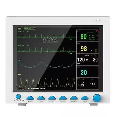 Portable Patient Monitor ECG RESP SpO2 PR NIBP Tracking System