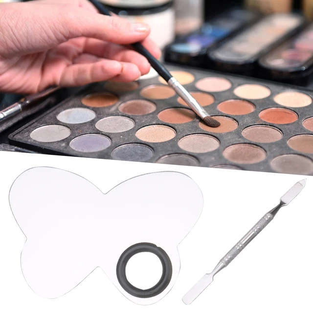 Makeup Plate Creative Comfortable Hold Cosmetic Nail Colors Mixing Pallet Finger