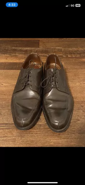 ALLEN EDMONDS MONTGOMERY Men’s Brown Leather Oxford Dress Shoes Size 8. ...