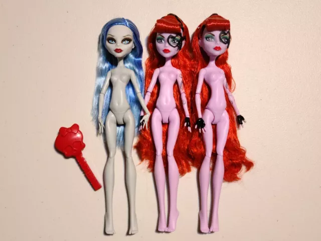 Monster High Creeproduction Ghoulia & Outta Fright Operetta Doll Lot Nude *READ*