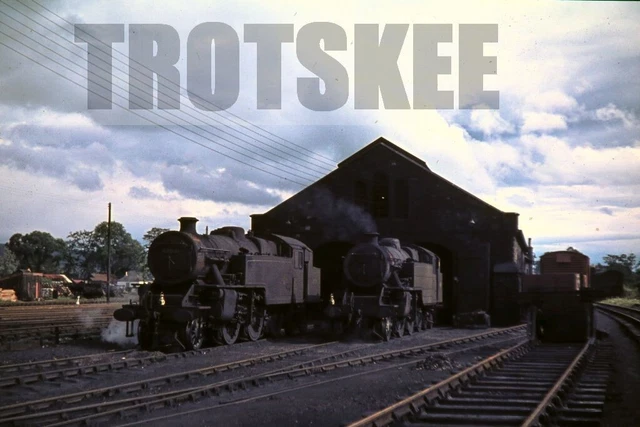 35mm Slide BR British Railways Scene View Beattock Shed c1963 Original