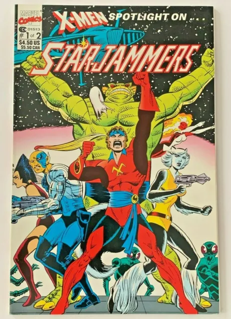 Graphic Novel X-MEN Spotlight STARJAMMERS #1 Marvel Comics 1990 1st Printing NM+