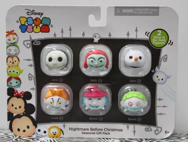 NIGHTMARE BEFORE CHRISTMAS TSUM TSUM Set Seasonal Gift Pack Disney Jack Zero NEW