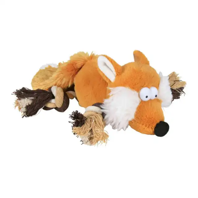 Gioco peluche per cani Trixie volpe giocattolo da cucciolo con squittio sonoro