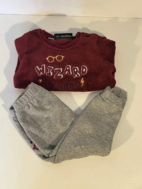 Set pigiami due pezzi pile bambini Harry Potter età 12-24 mesi da Lupilu