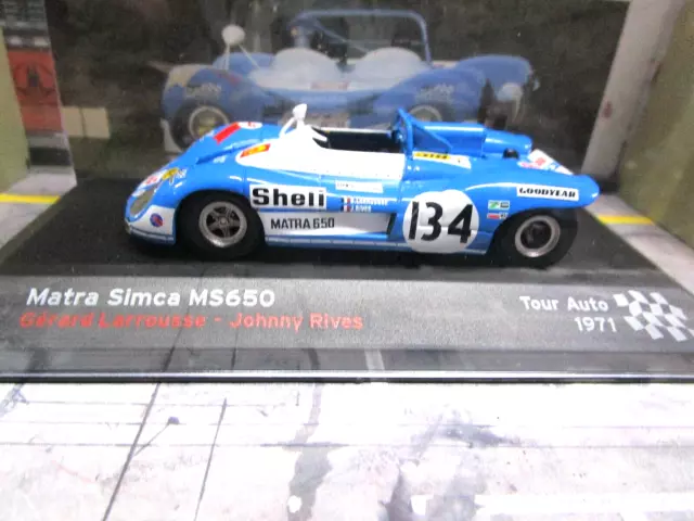 MATRA Simca MS650 Rallye Racing Tour Auto France  1971 #134 Larrousse IXO A 1:43