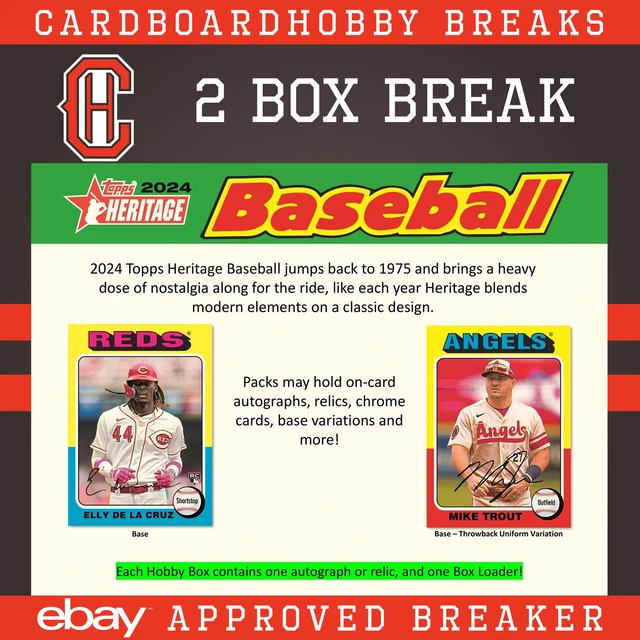 2024 TOPPS HERITAGE Baseball NEW YORK METS 2 Box TEAM BREAK Live 2.99