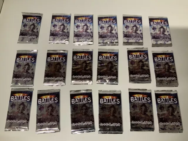 Doctor Who Battles In Time 18 Packs Of Annihilator Trading Cards New Sealed