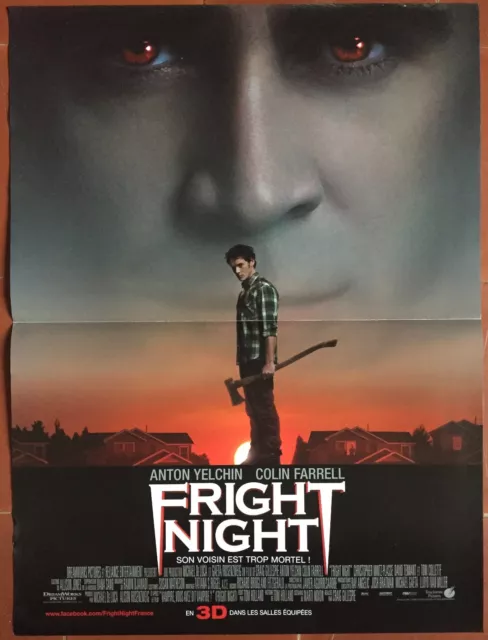 Poster Fright Night Craig Gillepsie Anton Yelchin Colin Farrell