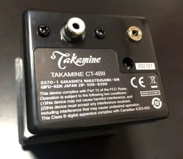TAKEMINE CT-4BII PTU Pro Series Preamplifier for Acoustic Guitar Preamp From JP 2