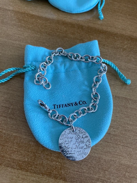 Tiffany &Co. Bracciale collezione Note in Argento 925, originale,lunghezza 20 Cm